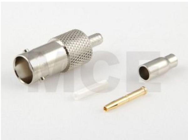 BNC Kabelbuchse für RG 178, crimp
